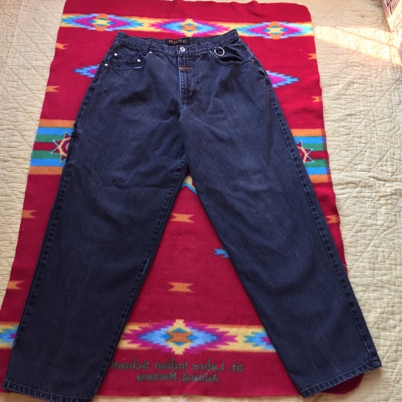 Vintage Hugo Boss Black Denim Jeans USA 32/30 - Picture 4 of 8